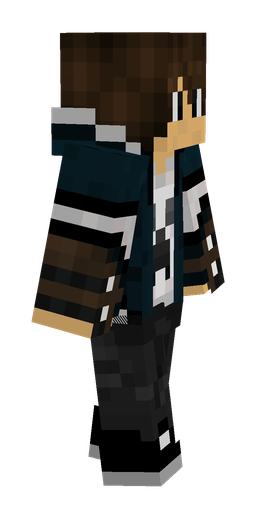 Black skin: body, right side render
