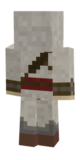 Brown skin: body, back render