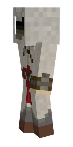Brown skin: body, left side render