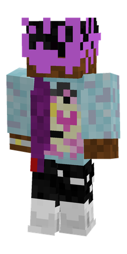 Black skin: body, back render
