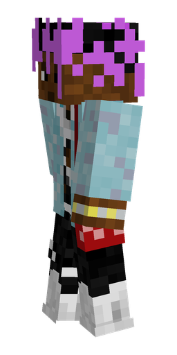 Black skin: body, left side render