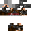 Black skin: raw texture render