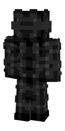 Black skin: body, back render