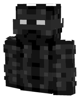 Black skin: bust render