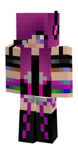 Black skin: body, front render