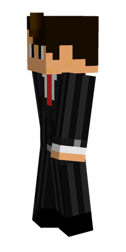 Black skin: body, left side render