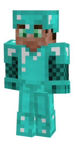 Blue skin: body, front render