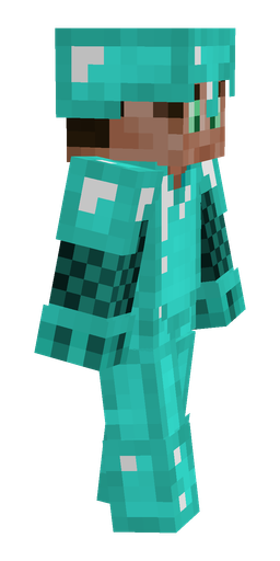 Blue skin: body, right side render