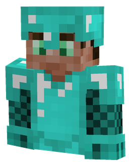 Blue skin: bust render