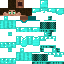 Blue skin: raw texture render