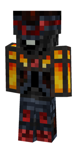 Black skin: body, front render