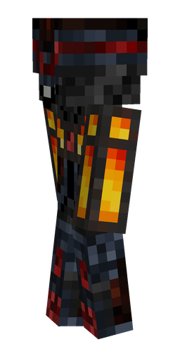 Black skin: body, left side render