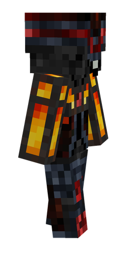 Black skin: body, right side render