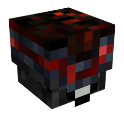 Black skin: head render