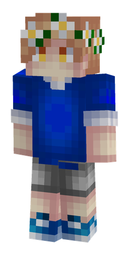 Blue skin: body, front render
