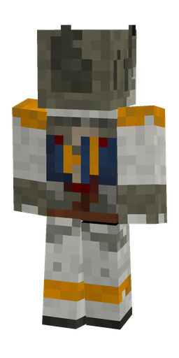 Black skin: body, back render