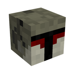 Black skin: head render