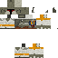 Black skin: raw texture render