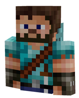 Black skin: bust render