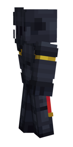 Black skin: body, left side render