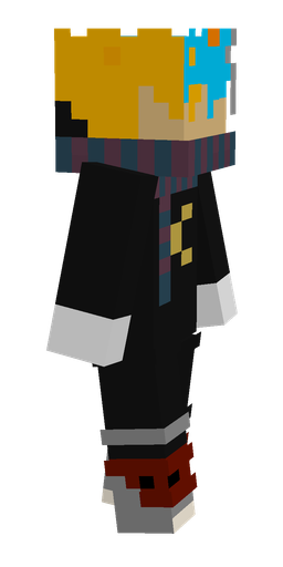 Black skin: body, right side render