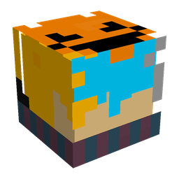 Black skin: head render