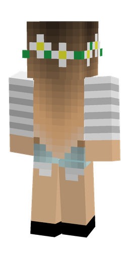 Brown skin: body, back render