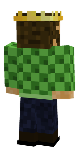 Black skin: body, back render