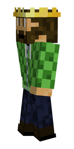 Black skin: body, left side render