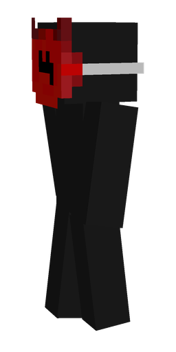 Black skin: body, left side render
