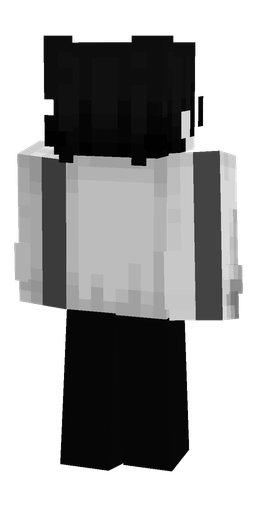 Black skin: body, back render