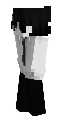Black skin: body, left side render