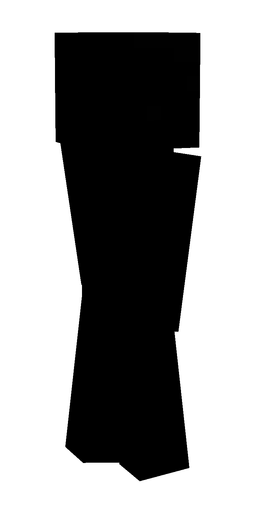 Black skin: body, left side render