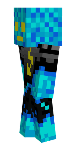 Black skin: body, left side render