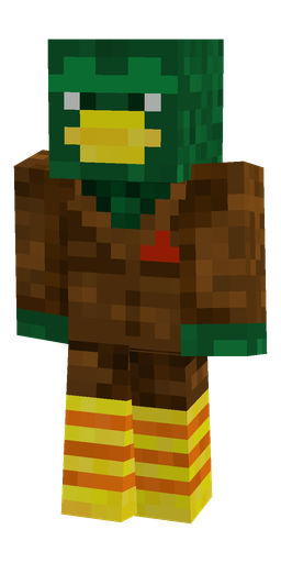 Brown skin: body, front render