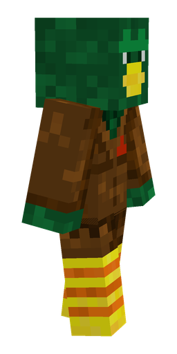 Brown skin: body, right side render