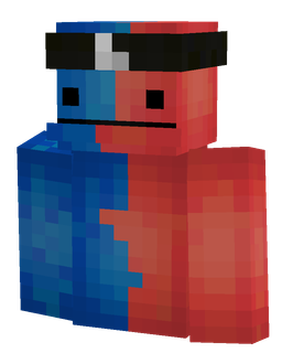 Blue skin: bust render