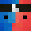 Blue skin: face render