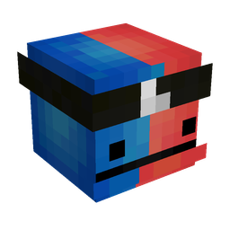 Blue skin: head render