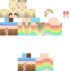 Classic skin: raw texture render