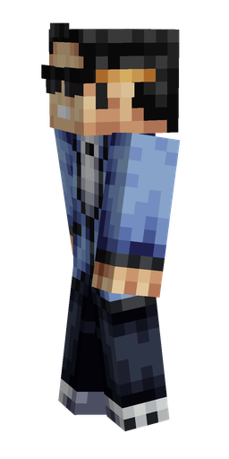 Black skin: body, left side render