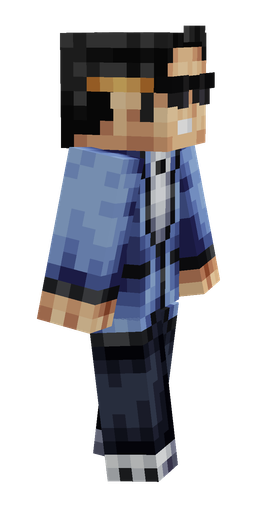 Black skin: body, right side render