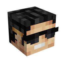 Black skin: head render