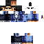 Black skin: raw texture render
