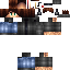 Black skin: raw texture render