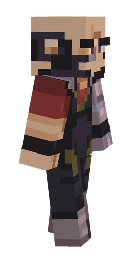 Black skin: body, right side render