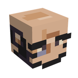 Black skin: head render
