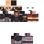 Black skin: raw texture render