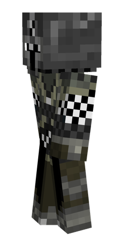 Black skin: body, left side render
