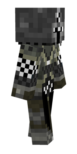 Black skin: body, right side render